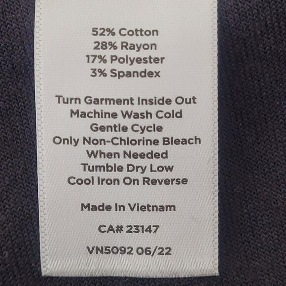 Talbots Pants Women 3X 3XL Plus Black Stretch Work‎ Spandex Comfy Plus Straight - Picture 4 of 6